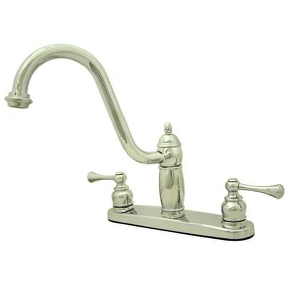 8 Inch Center Kitchen Faucet - Polished Chrome