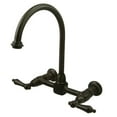 thumbnail image 1 of 8 Inch Center Wall Mount Kitchen Faucet - Oil Rubbed Bronze, 1 of 1