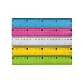 thumbnail image 1 of 8 Inch Clear Plastic Ruler, 1Pc Color Transparent Measuring Tool,Metric and Inches Ruler,Flexible Drawing Ruler, Straight Edge Ruler, Drafting Supplies for Office Accessories, Random Color, 1 of 7