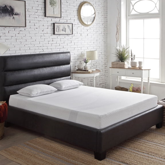 8 Inch Cooling Copper Memory Foam Mattress, King - High Support For A Stable Sleep Inch, Soft And Supportive