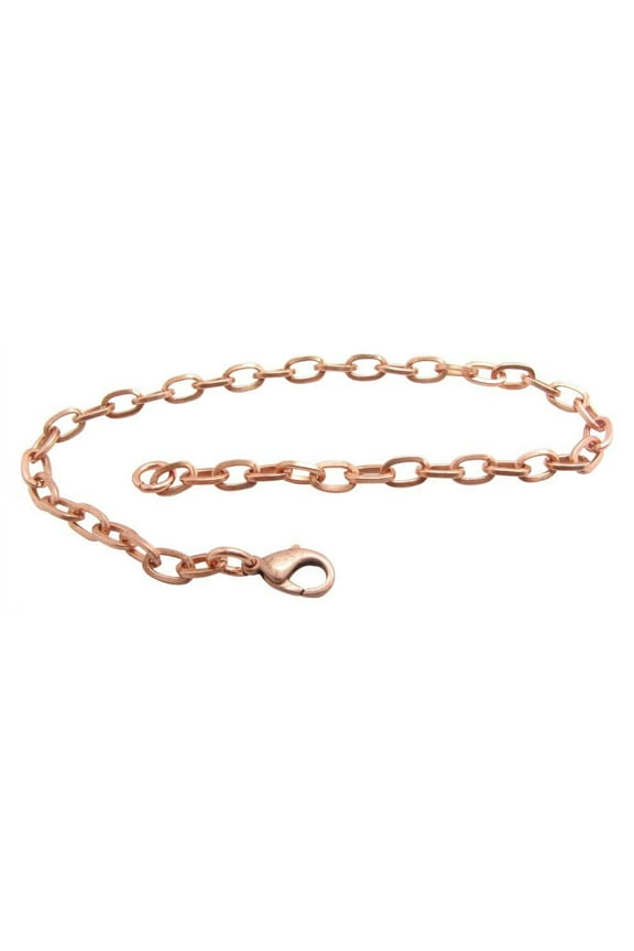8 Inch Copper Anklet, 3/16 of an inch wide, CA701G - Made in the USA.