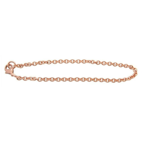 8 Inch Copper Bracelet, 3/16 of an inch wide, CB605G - Made in the USA. Light weight design.