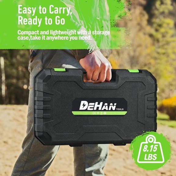 8-Inch Cordless Chainsaw, Portable Electric Chainsaw with High-Performance Motor for Tree Pruning, Yard & Garden DIY, Compact Battery Powered Saw for Men/Women/Elderly