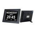 8 Inch Digital Calendar Day Clock with Auto Dimming and Large Screen
