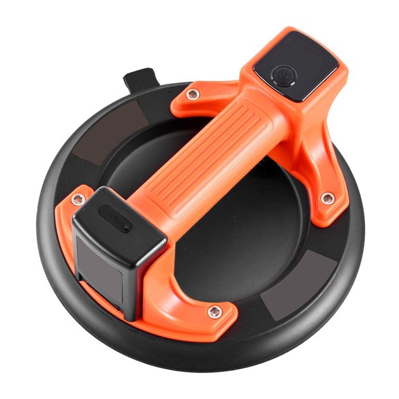 8 Inch Digital Display Vacuum Glass Lifter 440 lbs Max Capacity Suction Cup Tool for Tile Granite Lifting