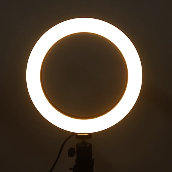 8 Inch Dimmable LED Ring Light 3200K-5500K with Tripod Stand and Selfie Stick, 7W USB Powered Photography Video Lamp, 10 Brightness Levels 20cm Tripod Selfie Stick