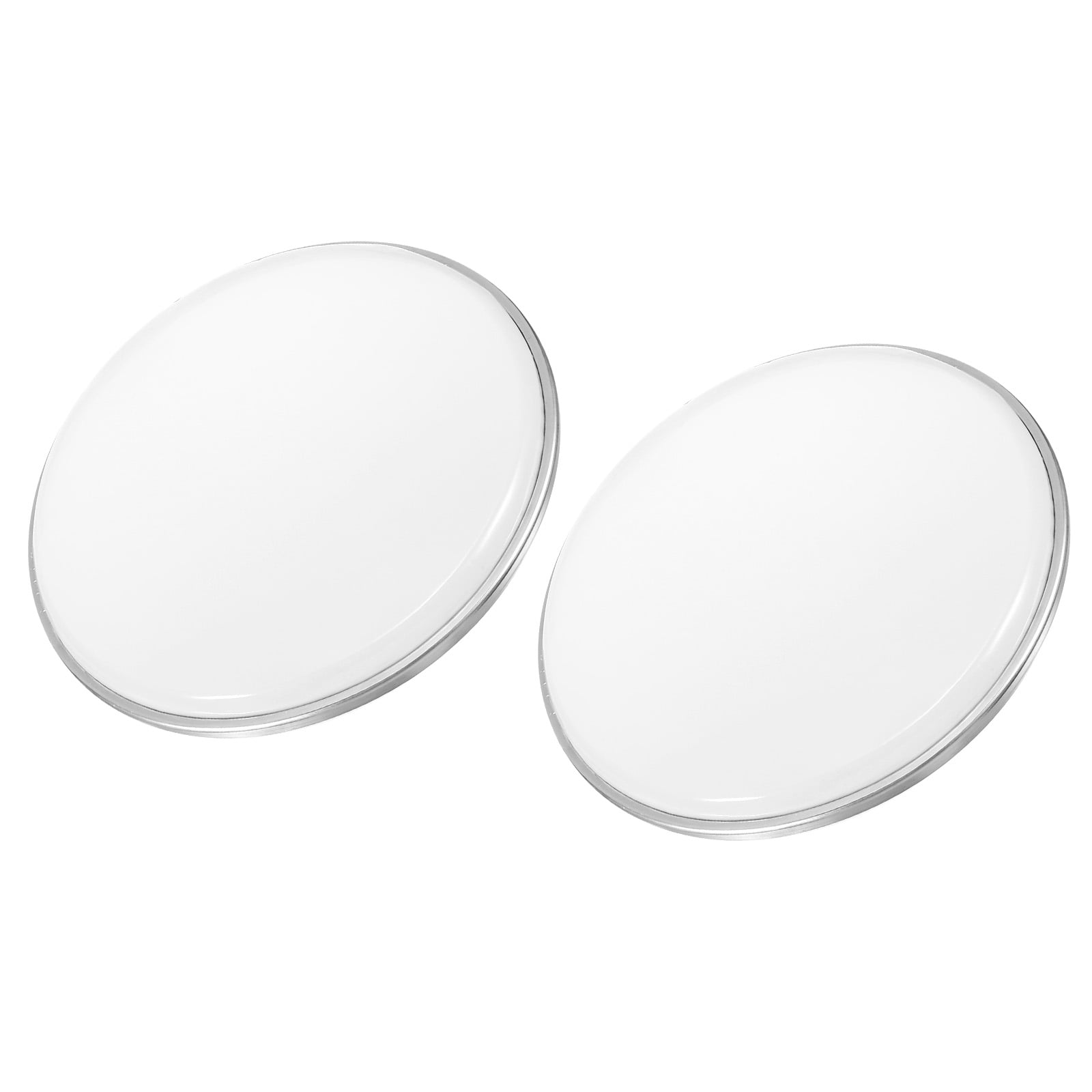 8 Inch Drum Head Drum Skin Sound Controlled PET Material, Beige, 2 Pack