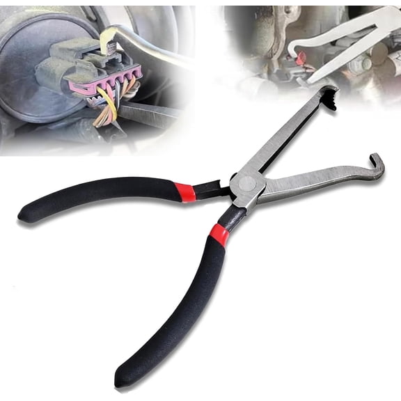 8 Inch Electrical Disconnect Pliers for Fuel Line Clip and Spark Plug Removal – Automotive Repair Tool