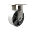 thumbnail image 1 of 8 Inch Extra Heavy Duty Semi Steel Cast Iron Wheel Rigid Top Plate Caster SCC, 1 of 2