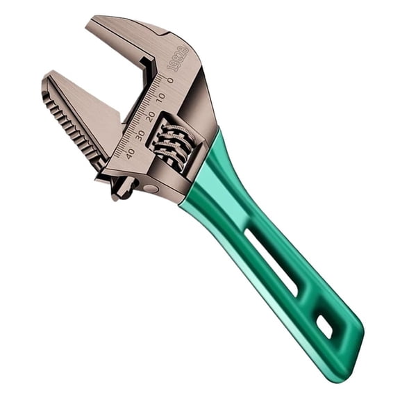 8-Inch Extra-Large Opening Dual-Use Wrench Multifunctional Steel Short Handle Wrench for Home, Garage, Workshop, Home