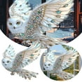 thumbnail image 1 of 8 Inch Flying Owl Acrylic Suncatcher Stained Glass Effect Window Car Hanging Valentine's Day Ornament Indoor Outdoor Decor Garden Sun Catcher Gifts Boho Spiritual Decorations for Women Mom Grandma, 1 of 6