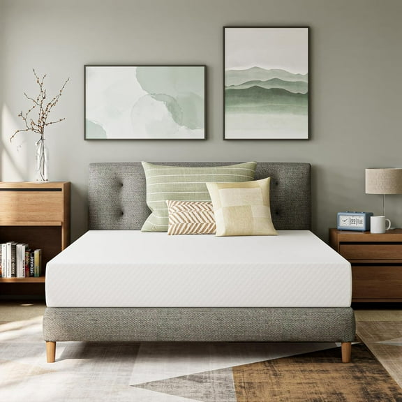 8 Inch Full Cooling Gel Memory Foam Mattress for Cool Sleep Medium Firm CertiPUR-US Certified Foam, in a Box Pressure Relief Removable Cover No Fiberglass (Full, in)