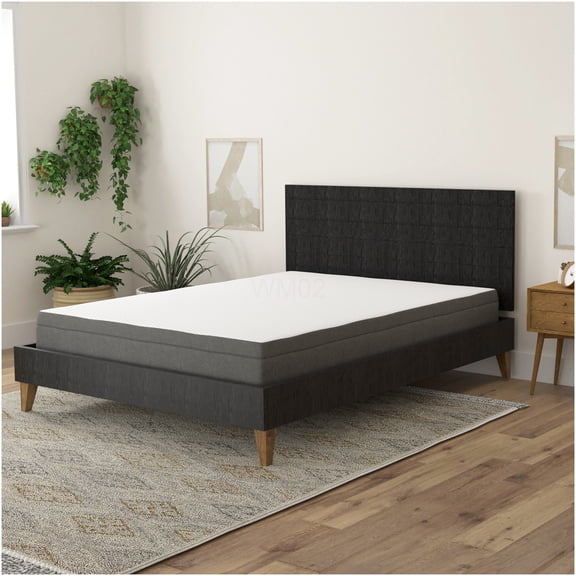 8 Inch Full Firm Gel Memory Foam Mattress with Edge Support & AirGrid Cooling, CertiPUR-US Certified, Bed-in-a-Box, White