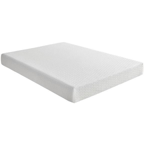 8-Inch Gel Memory Foam Queen Mattress, White / Customized Bedroom Sleep