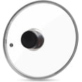thumbnail image 1 of Hautllaif  8 Inch Glass Lid for Frying Pan Tempered Glass Pot Lid with Stainless Steel Rim for 8 Inch Frying Pan Wok Pot Skillet, 1 of 7