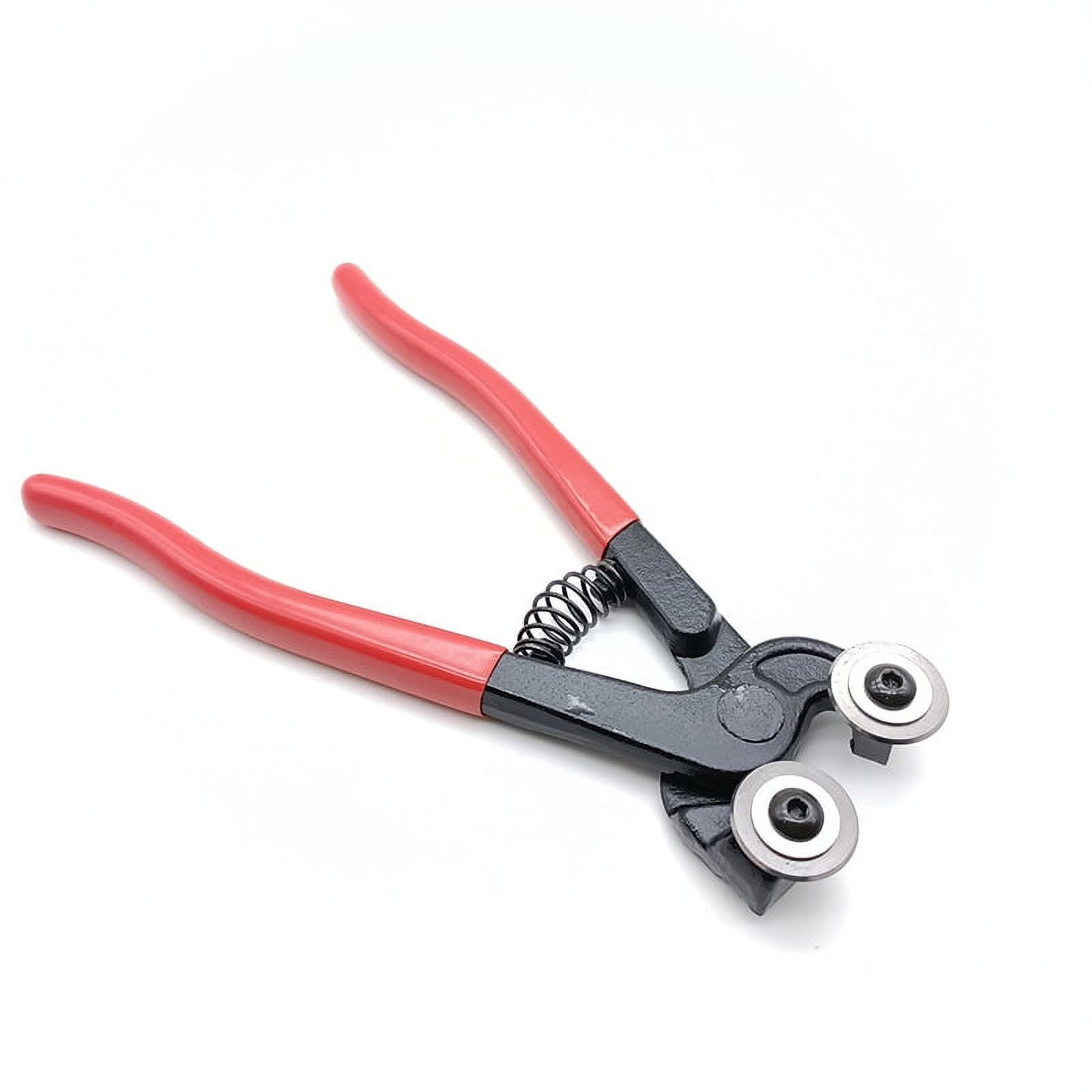 8 Inch Heavy-Duty Wheeled Glass Tile Nippers - Ceramic Tile Cutting