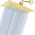 thumbnail image 1 of 8 Inch Gold Rain Shower Head, 1 of 7