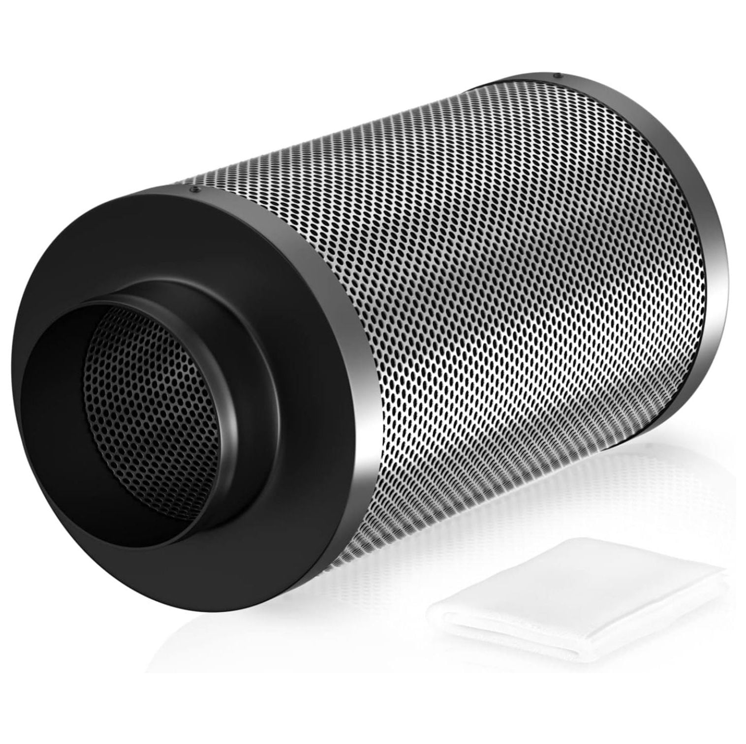 8" Inch Grow Tent Air Carbon Filter Smellines Odor Control with Clothed