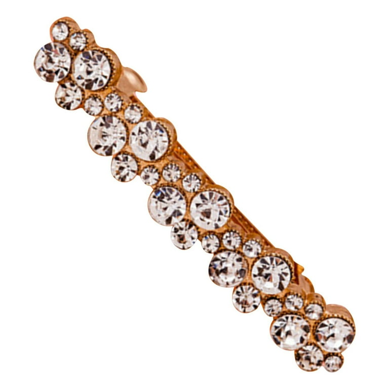 FULL CRYSTAL HAIR CLIP SMALL CHOCOLATE BROWN FULL CRYSTAL HAIR CLIP SMALL CHOCOLATE BROWN