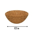 thumbnail image 1 of 8 Inch Hanging Basket Coco Liners Replacement, 100% Natural Round Coconut Coco Fiber Planter Basket Liners for Hanging Basket Flowers/Vegetables, 1 of 7