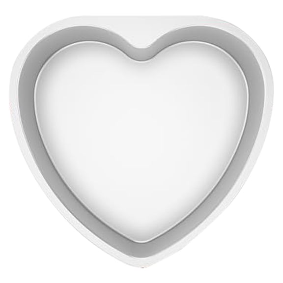 8 Inch Heart Shaped Aluminum Cake Pan for Nonstick Baking Reusable Ideal for Wedding Party Family Occasions Chocolate Bread