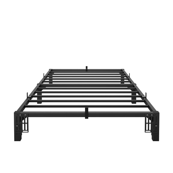 8 Inch Heavy Duty Metal Bed Frame, Low Profile Platform with Sturdy Mattress Foundation, Noise Free Easy Assembly, No Box Spring Needed for King, Queen, Full, Twin Size