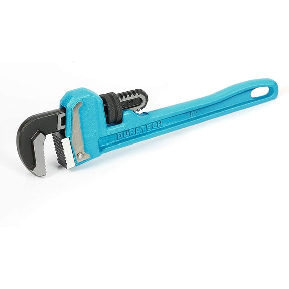 8-Inch Heavy Duty Pipe Wrench, Adjustable Plumbing Wrench, Malleable Cast Iron Handle, Exceed GGG standard