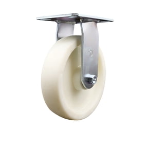 8 Inch Heavy Duty Top Plate Nylon Rigid Caster with Roller Bearing SCC
