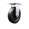 thumbnail image 1 of 8 Inch Heavy Duty Top Plate Polyolefin Rigid Caster with Ball Bearing SCC, 1 of 2