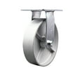 thumbnail image 1 of 8 Inch Heavy Duty Top Plate Semi Steel Rigid Caster with Roller Bearing SCC, 1 of 2