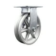 thumbnail image 1 of 8 Inch Heavy Duty Top Plate V Groove Semi Steel Rigid Caster with Roller Bearing, 1 of 2