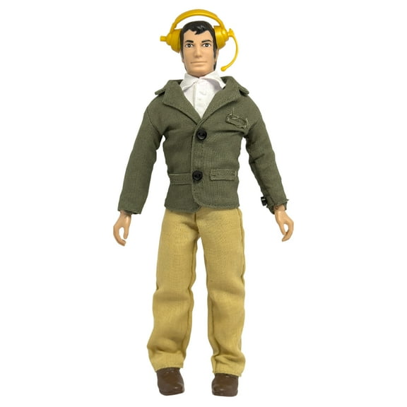 8 Inch Helicopter Pilot Action Figure with Black Hair