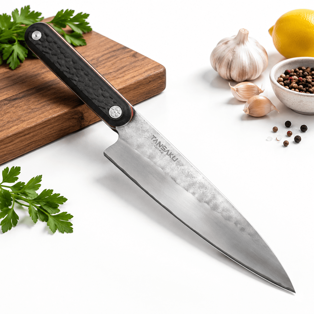 8 Inch High Carbon Stainless Steel Professional Chef Kitchen with Non ...