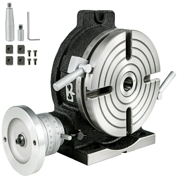 8 Inch Horizontal Vertical Rotary Table HV8 Precision 3MT Milling Drilling Boring Machine with Vernier Reading