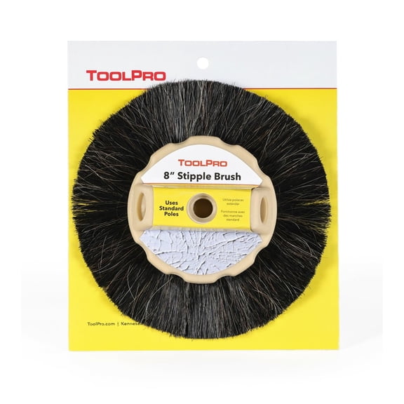 8-Inch Horse Hair Stipple Brush Professional Texture Brush for Drywall and Ceiling Finishing