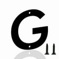thumbnail image 1 of 8 Inch House Numbers Letters, Black House Address Letters, Outdoor Mailbox Numbers, Modern Metal Address Number Letter for Homes, Apartments, Farms, Outside (G), 1 of 5