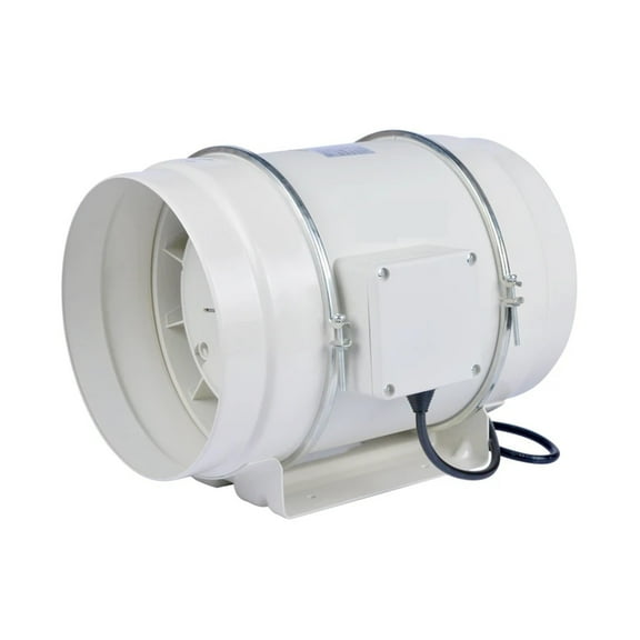 8 Inch Inline Booster Fan Plastic Ventilation Pipe Exhaust Ceiling Fan Mixed Flow Inline Duct Fan Turbo Fan 200mm