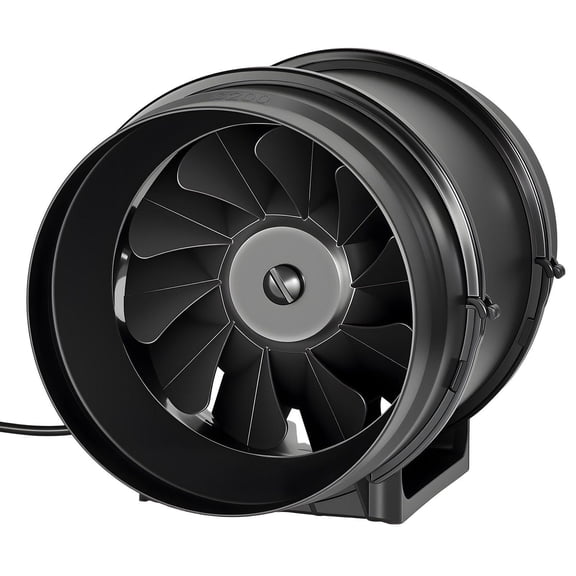 8 Inch Inline Duct Fan 720 CFM Quiet AC Motor Ventilation Exhaust Fan for Grow Tents Hydroponics Heating Cooling Booster