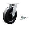 thumbnail image 1 of 8 Inch KP Phenolic Swivel Caster with Ball Bearing and Swivel Lock SCC, 1 of 2
