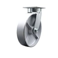 thumbnail image 1 of 8 Inch Kingpinless Semi Steel Wheel Swivel Top Plate Caster Service Caster Brand, 1 of 2