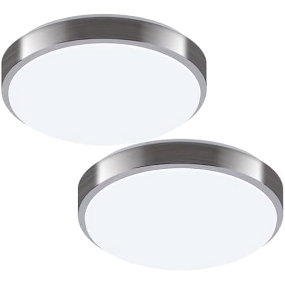 8-Inch LED Ceiling Lights, Round Ceiling Light Fixture,12W 880LM 80W Incandescent Equivalent(AC85V-265V),Natrual White Light for Kitchen Bathroom Dining Room Closet(2-Pack)$$Tools & Hardware Other