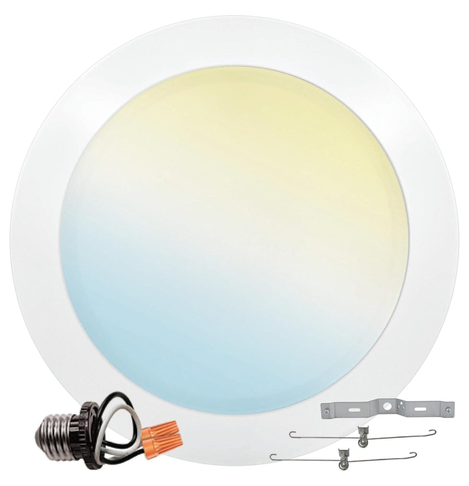 8 Inch LED Disk Lights, 27W, 5CCT Selectable 2700K | 3000K | 3500K ...
