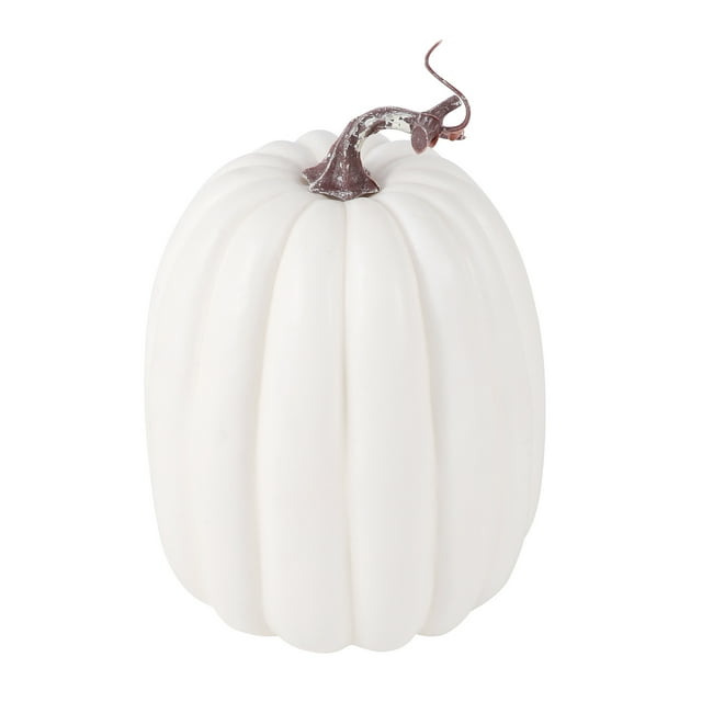 8 Inch Large Artificial Pumpkins Halloween Decor DIY White Foam