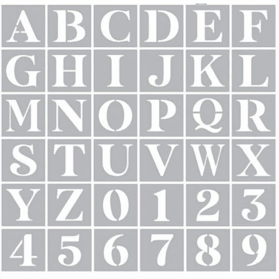 8 Inch Large Letter Stencils - Alphabet Stencils for Painting on Wood, DIY Crafts & Wall Signs
