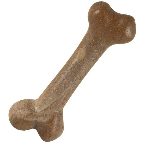 8 Inch Larger Bacon Flavor Femur Dog Bone Shaped Dental Health Chew Gentle Tummy (1 Femur Bone)
