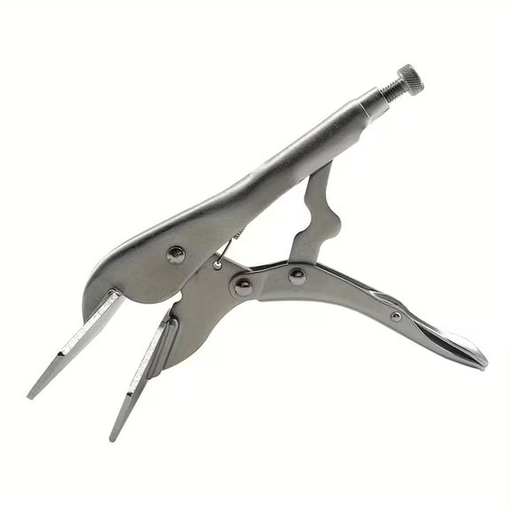 8-Inch Locking Sheet Metal Clamp - Adjustable Welding Plier for Precision Grip and Control