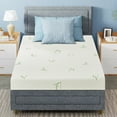 thumbnail image 1 of 8 Inch Memory Foam Mattress,Twin Size, Medium-Firm Bed Mattress with Bamboo Cover, Breathable Gel Mattress, Pressure Relief, in a Box for Bunk Bed, Trundle Bed, CertiPUR-US Certified, 1 of 13