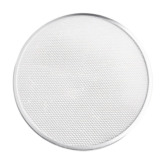 8 Inch Mesh Aluminum Pizza Baking Tool, Pizza Pan for Oven, Wire Mesh Pizza Tray, Pizza Oven Accessories, 8 Inch Lloyds Pizza Pan with Thickened Rim, Diamond Mesh Structure, Grade