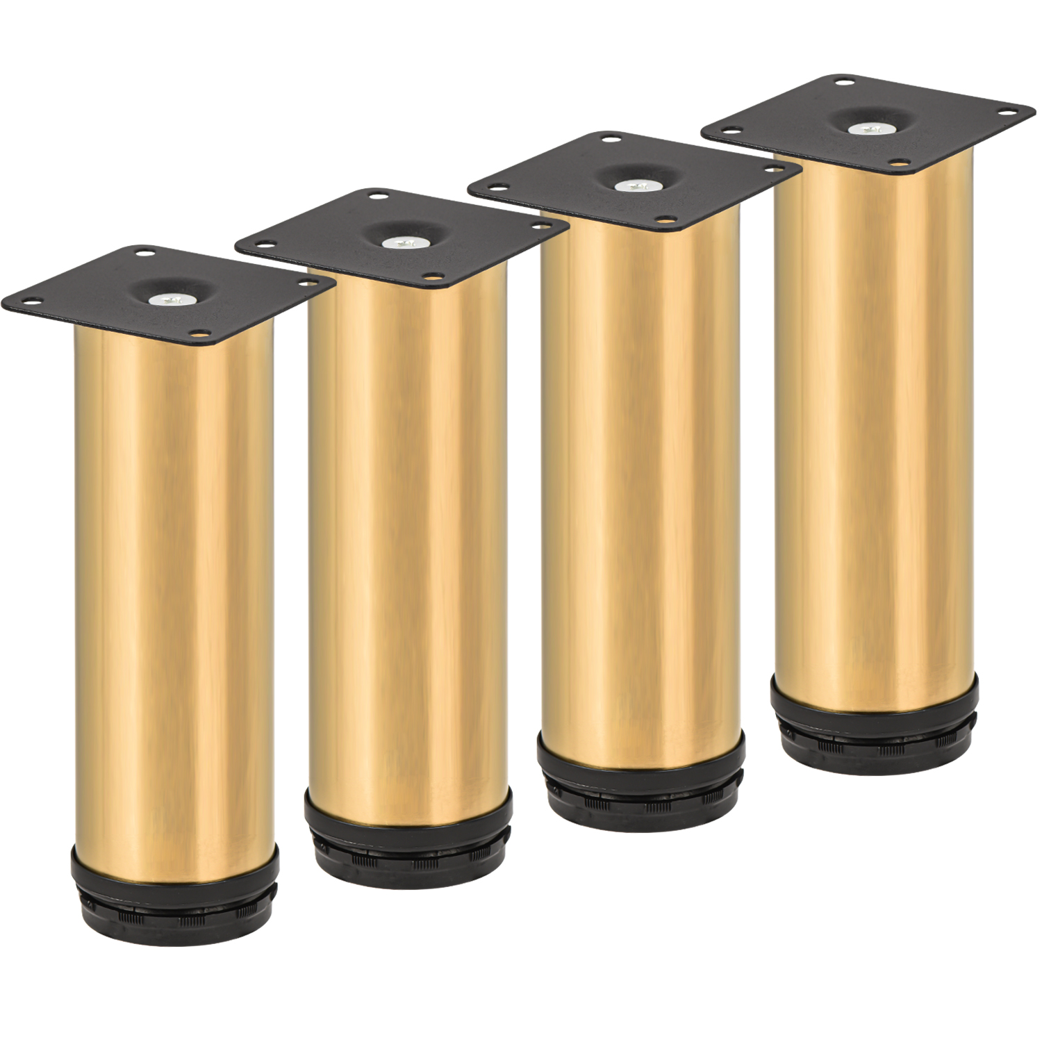 8 Inch Metal Furniture Legs,TCHOSUZ Stainless Steel Gold Round Table