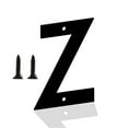 thumbnail image 1 of 8 Inch Metal House Numbers Letters, Black House Address Letters, Outdoor Mailbox Numbers, Modern Metal Address Number Letter for Homes, Apartments, Farms, Outside (Z), 1 of 6